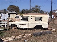 Broken down ambulance, Mponela, Malawi.